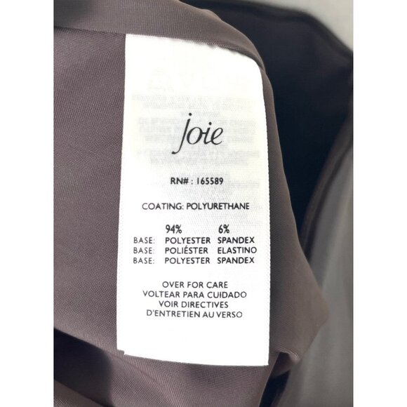 (NWT) Joie Limited Edition Faux Leather Legging Brown sz M - Picture 3 of 7